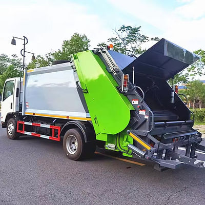 Chassis ISUZU 10m3 Compattatore Camion spazzatura Cestino di raccolta Camion spazzatura 8 tonnellate