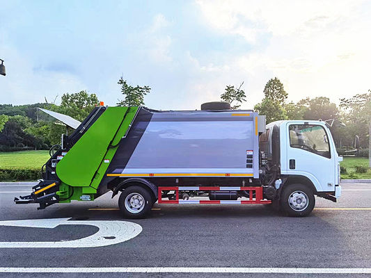 Chassis ISUZU 10m3 Compattatore Camion spazzatura Cestino di raccolta Camion spazzatura 8 tonnellate