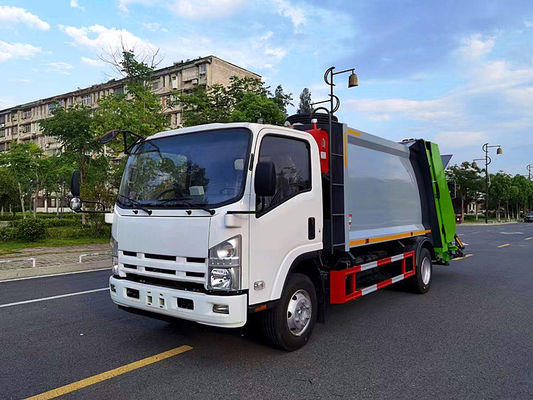 Chassis ISUZU 10m3 Compattatore Camion spazzatura Cestino di raccolta Camion spazzatura 8 tonnellate