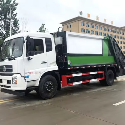 Cina Dongfeng 12m3 Compattatore camion spazzatura camion spazzatura concassatore camion 4x2