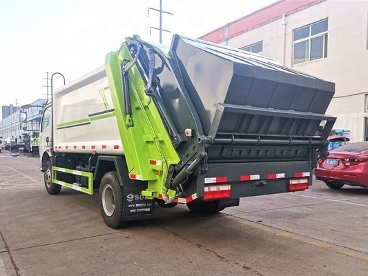 Dongfeng 8m3 Compattatore di spazzatura Camion di raccolta dei cassonetti Camion di scarico dei rifiuti