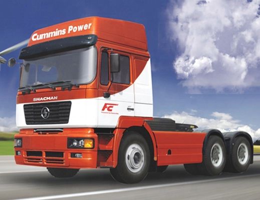Euro 2 Shacman F2000 Tractor Head Heavy Trailer Truck 430HP Personalizzabile
