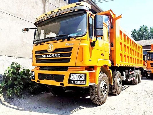 Shacman CNG Dump Truck 6X4 8X4 Tipper Truck Volante sinistro Euro 3 12 marce