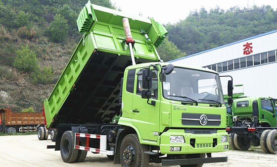 Dongfeng 10 Ton RHD 4X2 tipper truck per trasporto merci con motore B17033 e standard di emissione Euro 2