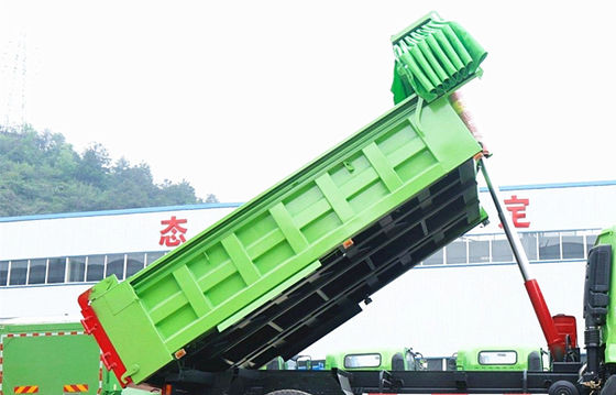 Dongfeng 10 Ton RHD 4X2 tipper truck per trasporto merci con motore B17033 e standard di emissione Euro 2