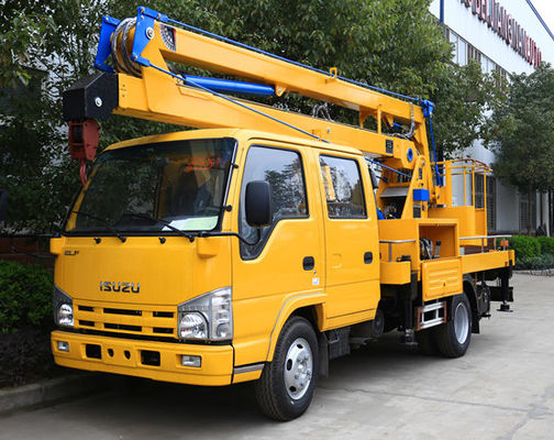 ISUZU Sinotruk Chassis Aerial Working Truck 12 Folding Boom Aerial Work Vehicle con prezzo di fabbrica