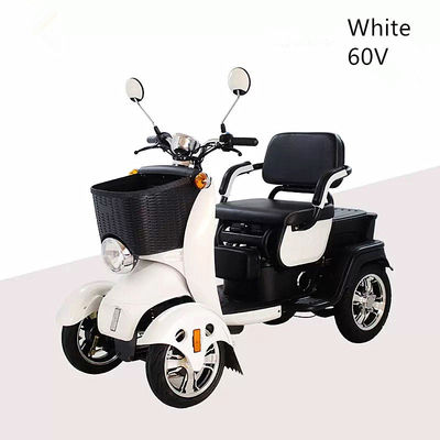Veicolo elettrico domestico a quattro ruote piccolo scooter veicolo elettrico regolabile a tre posti per adulti e anziani per il tempo libero